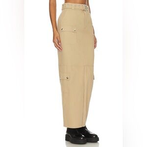 Lovers & Friends Maxi Skirt in Taupe